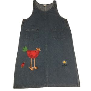 HAIK'S Vintage 90's Overall Jean's Dress